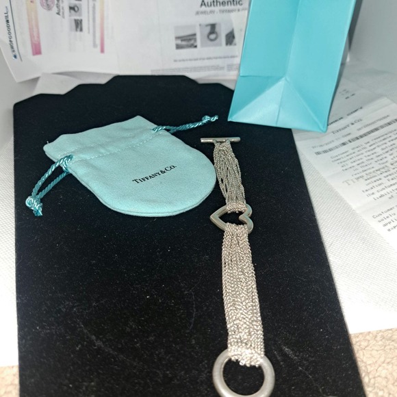 Your Valentine will LOVE this Authentic Mesh Heart Tiffany & Co Bracelet - Picture 1 of 8